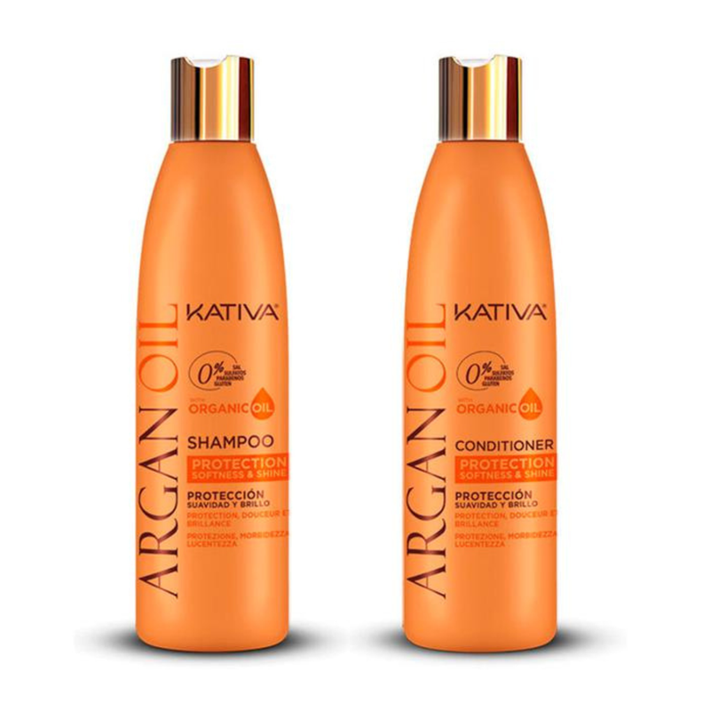 Pack Shampoo + Acondicionador Argan Oil Kativa 250-1