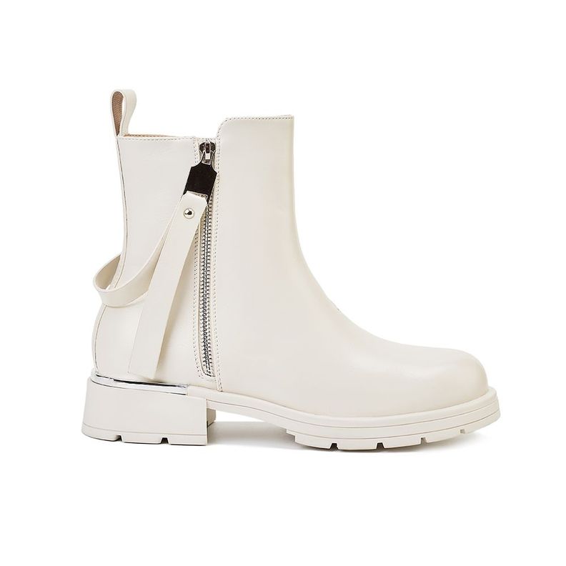Botin Mujer Blanco Via Uno 12531435-0