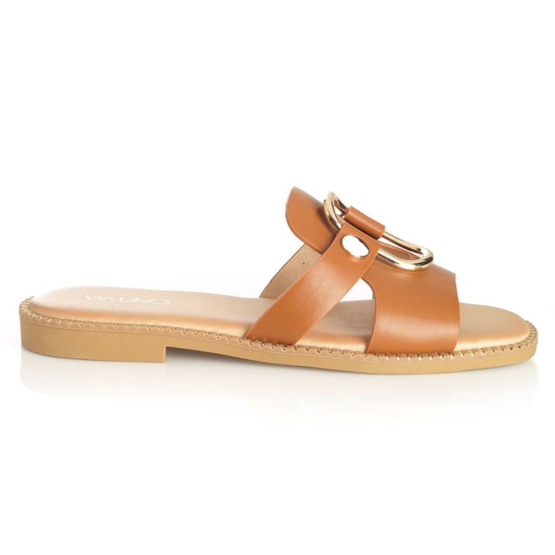 Sandalia Mujer Via Uno Camel 22601633 35