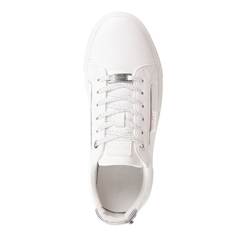 Zapatilla Mujer Blanco Via Uno 12541712-2