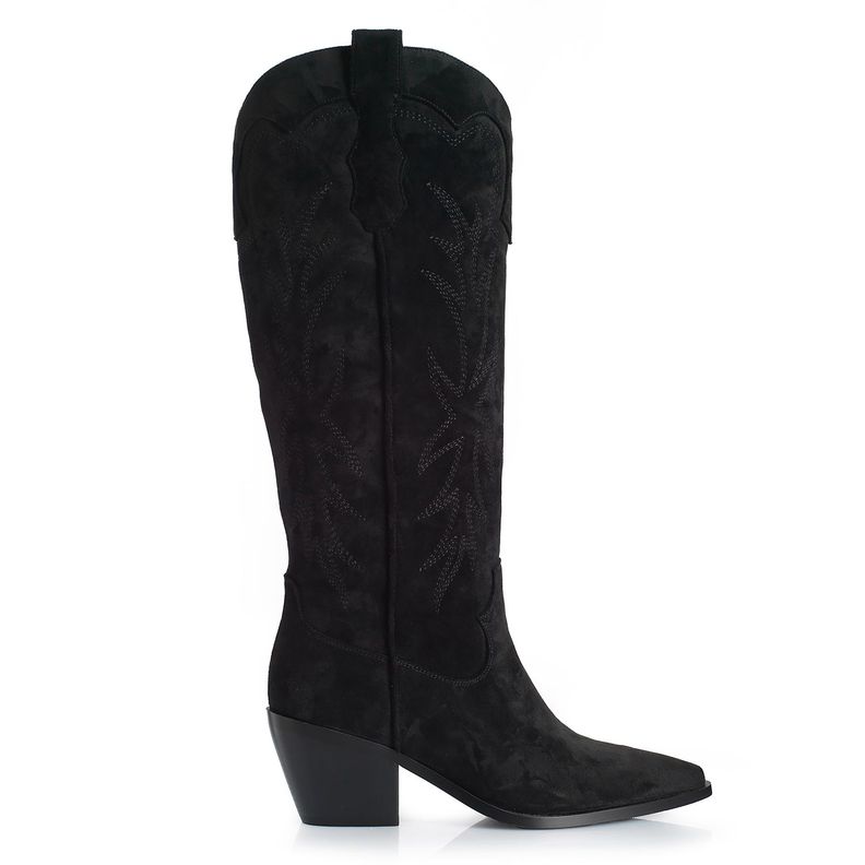 Bota Mujer Via Uno WestWinter Aspen Negro
