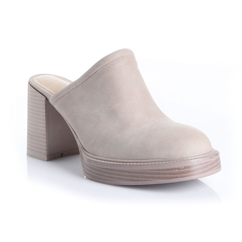 Zapato Mujer Taupe Via Uno 22533501-3