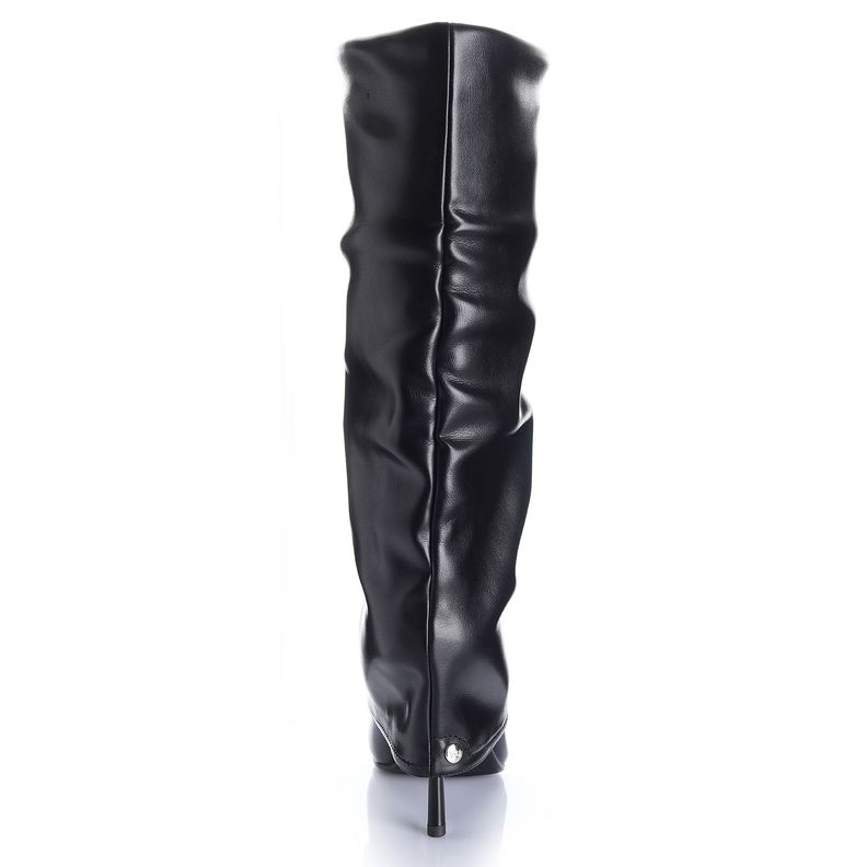 Bota Mujer Negro Via Uno 12523303-1