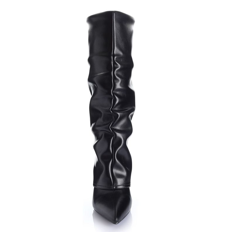 Bota Mujer Negro Via Uno 12523303-2