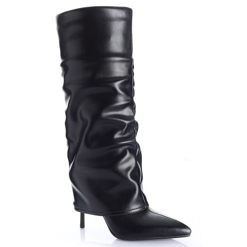 Bota Mujer Negro Via Uno 12523303-3