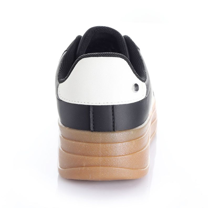 Zapatilla Mujer Negro/Blanco Via Uno 12541718-1