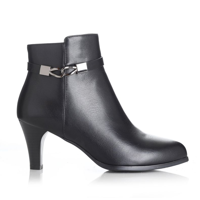 Botin Mujer Via Uno WestWinter Icy Negro