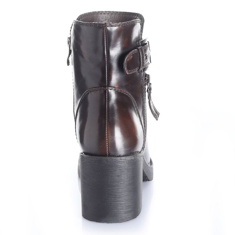 Botin Mujer Marron Via Uno 12532408-1