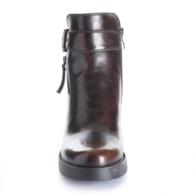 Botin Mujer Marron Via Uno 12532408-2