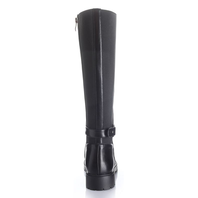 Bota Mujer Negro Via Uno 12531317-1