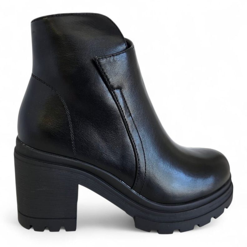 Botin Mujer Via Uno WestWinter Falcon Negro