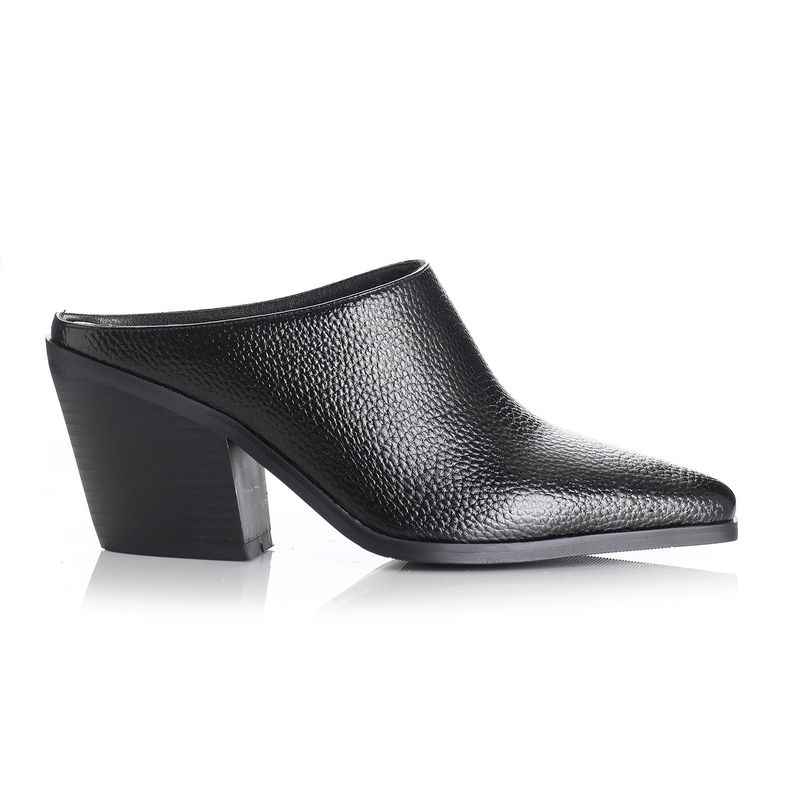 Zapato Mujer Negro Via Uno 22512502-0
