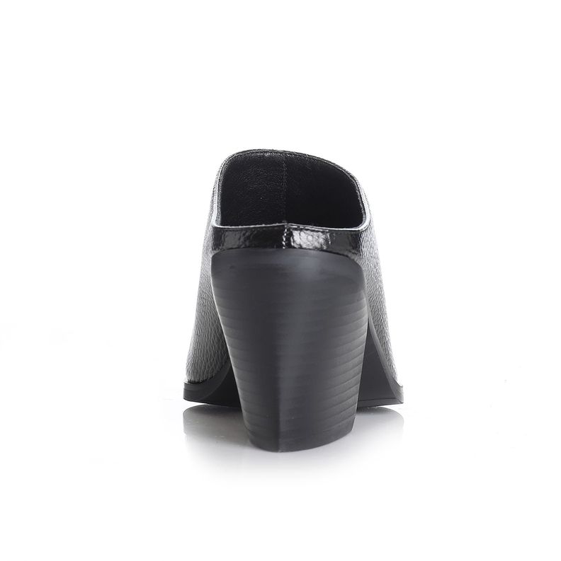Zapato Mujer Negro Via Uno 22512502-1