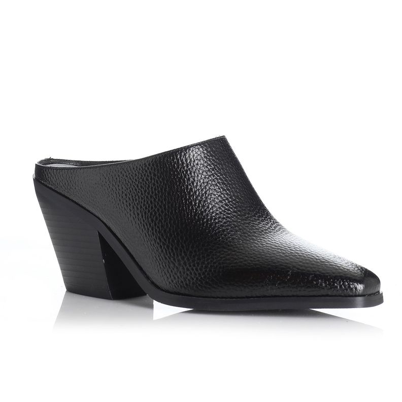 Zapato Mujer Negro Via Uno 22512502-3