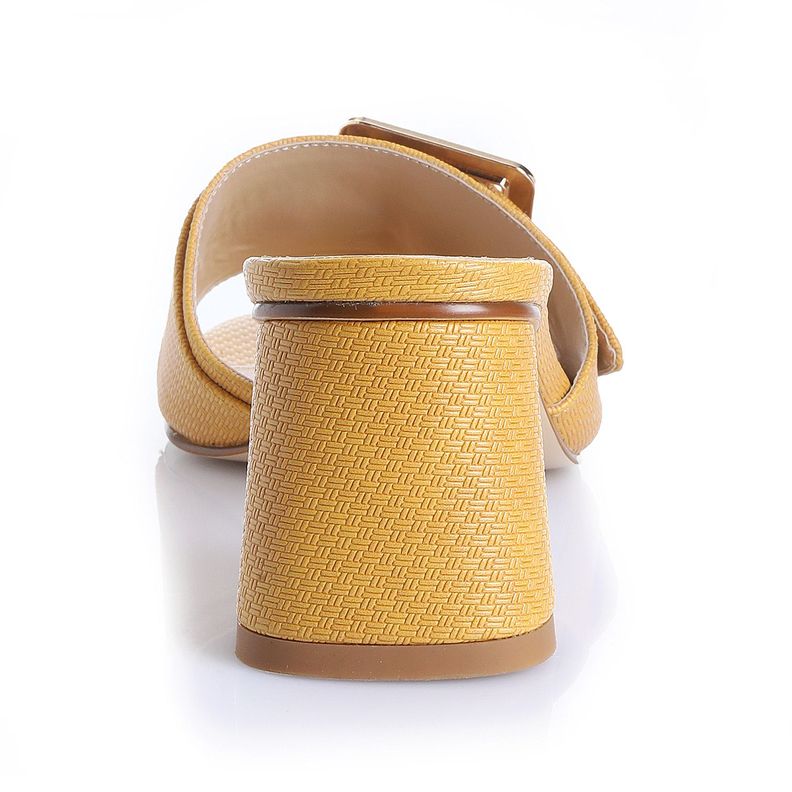 Sandalia Mujer Amarillo Via Uno 22532608-1