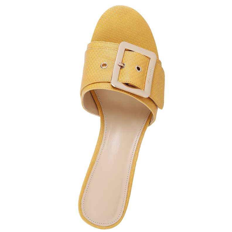 Sandalia Mujer Amarillo Via Uno 22532608-2