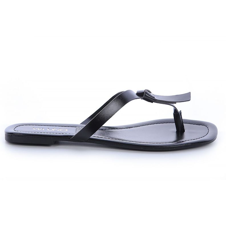 Sandalia Mujer Negro Via Uno 22501605-0