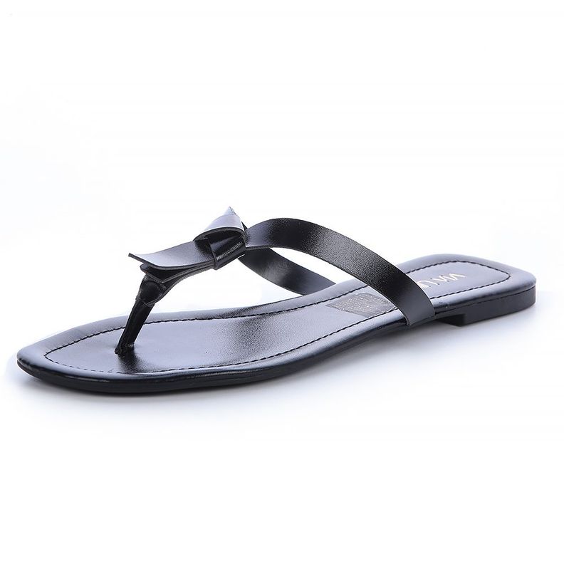 Sandalia Mujer Negro Via Uno 22501605-3