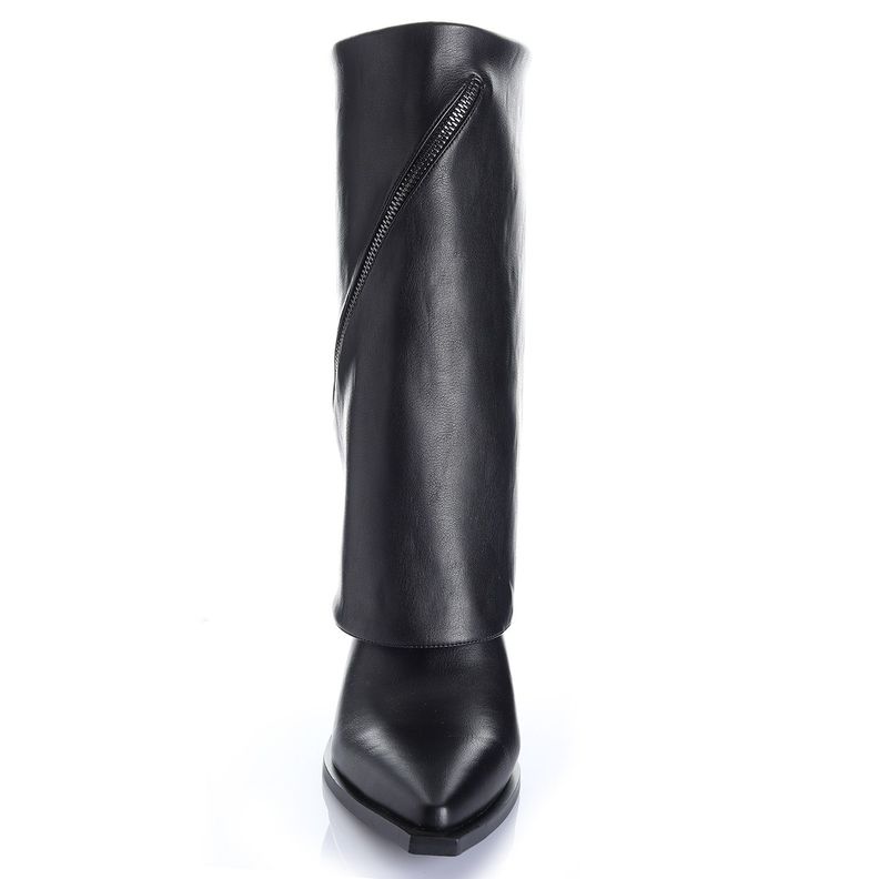 Bota Mujer Negro Via Uno 12512309-2