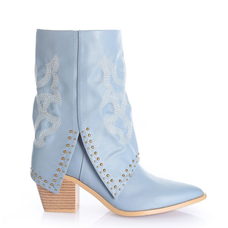 Botin Mujer Celeste Via Uno 12512412-0