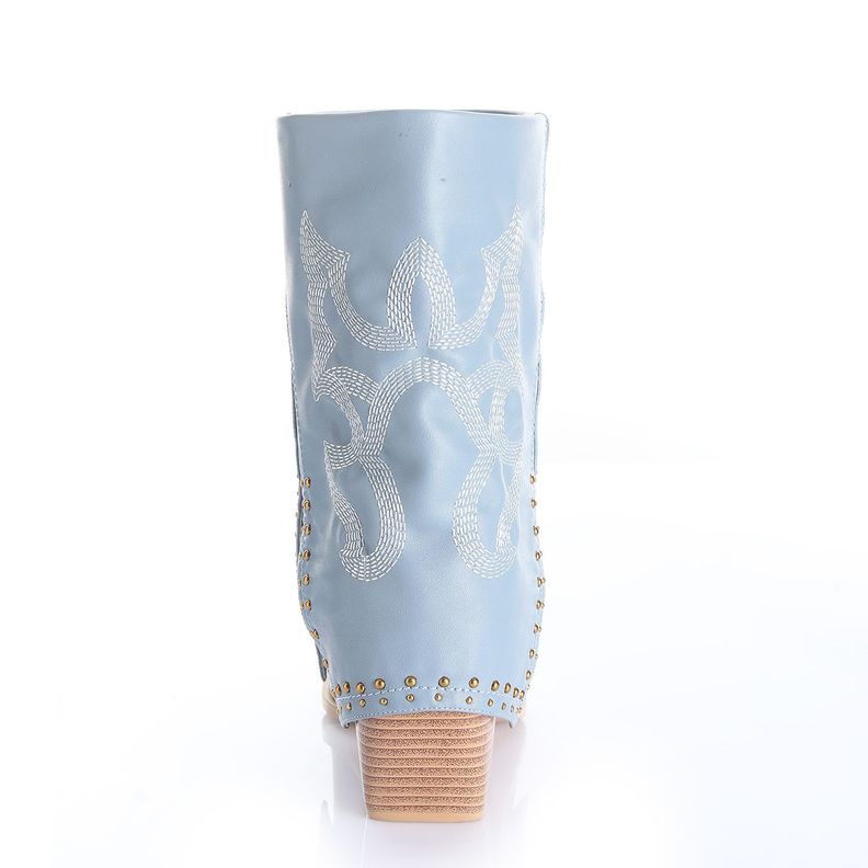 Botin Mujer Celeste Via Uno 12512412-1