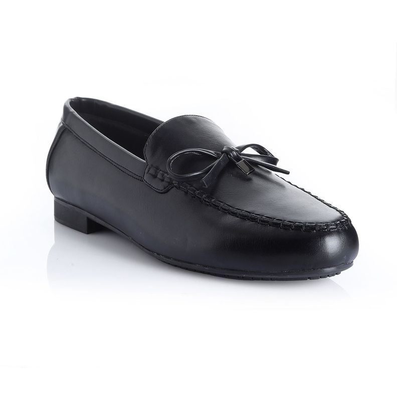 Zapato Mujer Negro Via Uno 22501502-3
