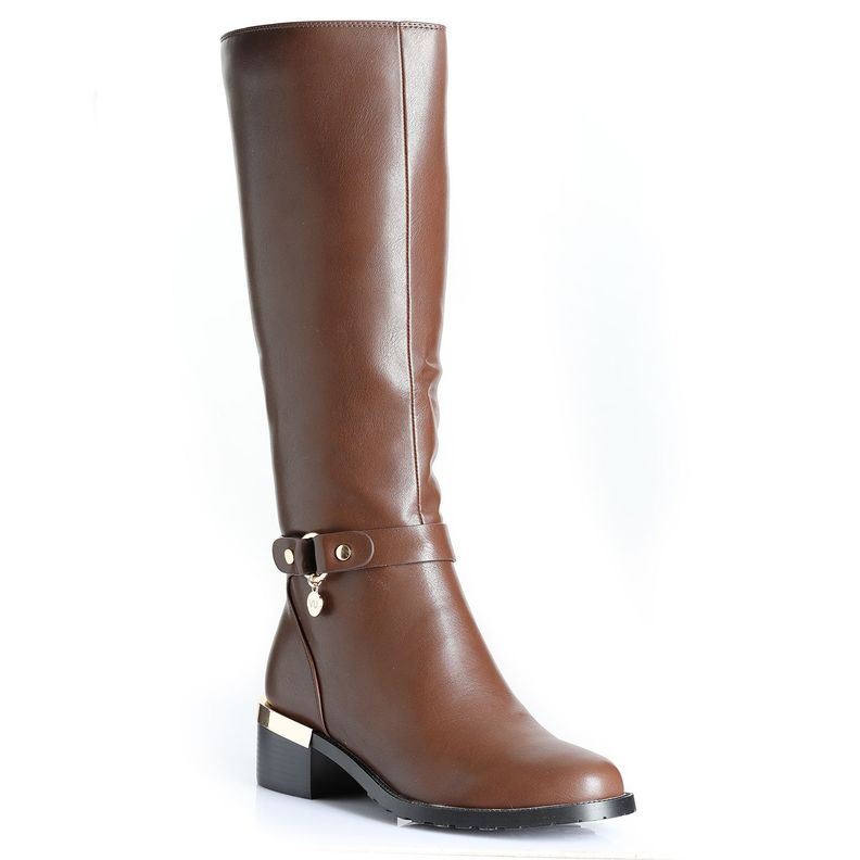 Bota Mujer Marron Via Uno 12531315-3