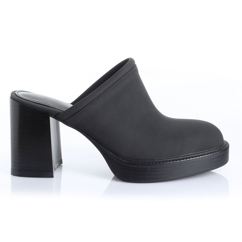Zapato Mujer Negro Via Uno 22533501-0