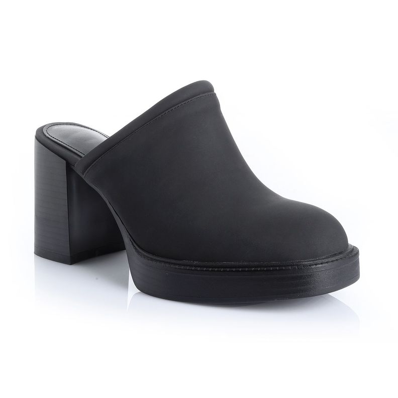 Zapato Mujer Negro Via Uno 22533501-3
