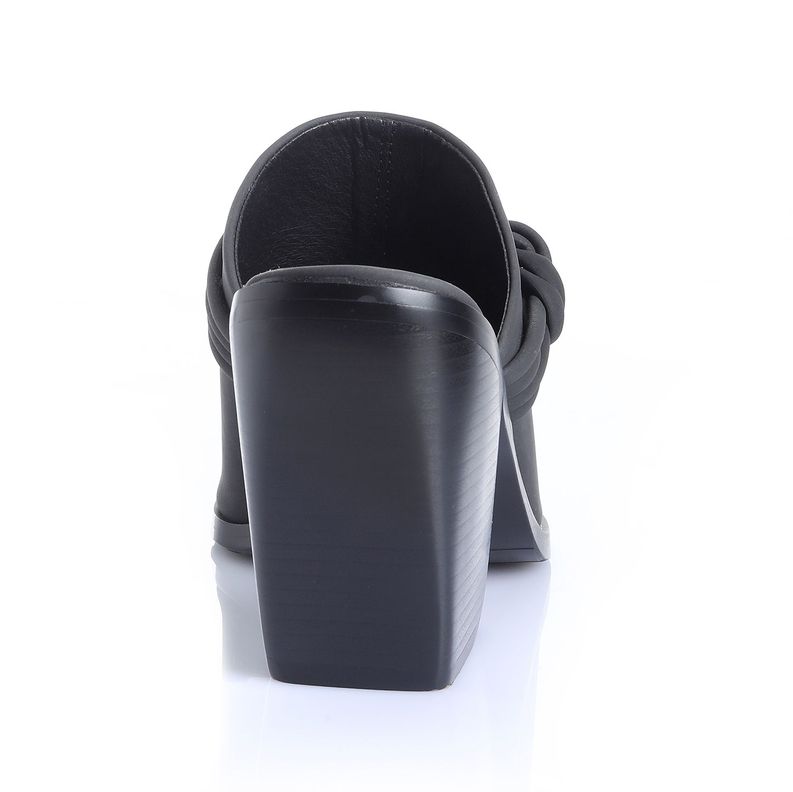 Zapato Mujer Negro Via Uno 22513501-1