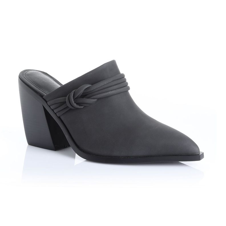 Zapato Mujer Negro Via Uno 22513501-3