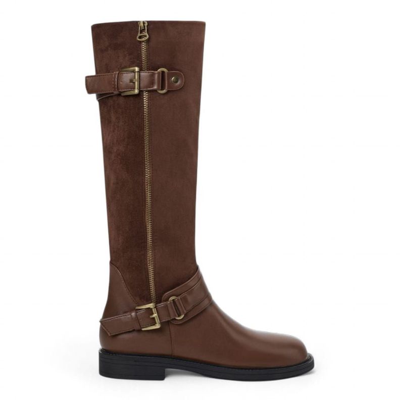 Bota Mujer Via Uno WestWinter Summit Marron Cafe Oscuro 35