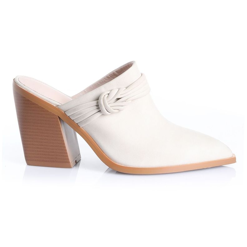 Zapato Mujer Crema Via Uno 22513501-0