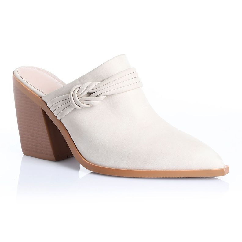 Zapato Mujer Crema Via Uno 22513501-3