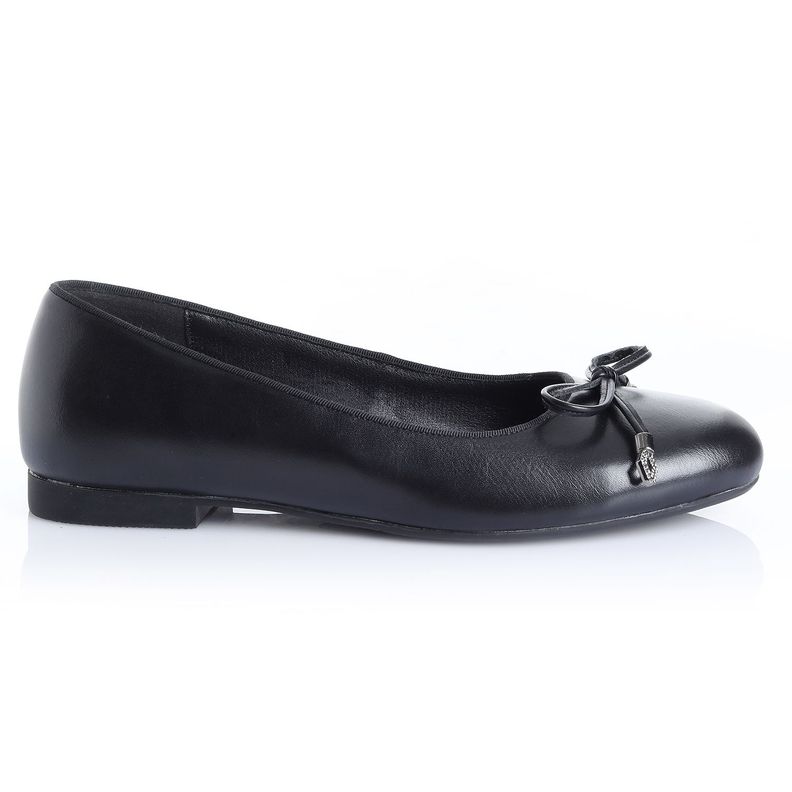 Zapato Mujer Negro Via Uno 22501501-0