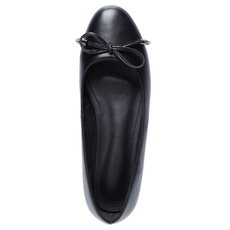 Zapato Mujer Negro Via Uno 22501501-2