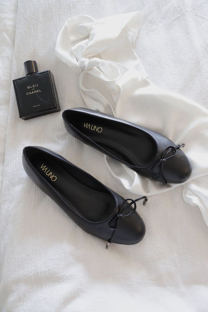 Zapato Mujer Negro Via Uno 22501501-4