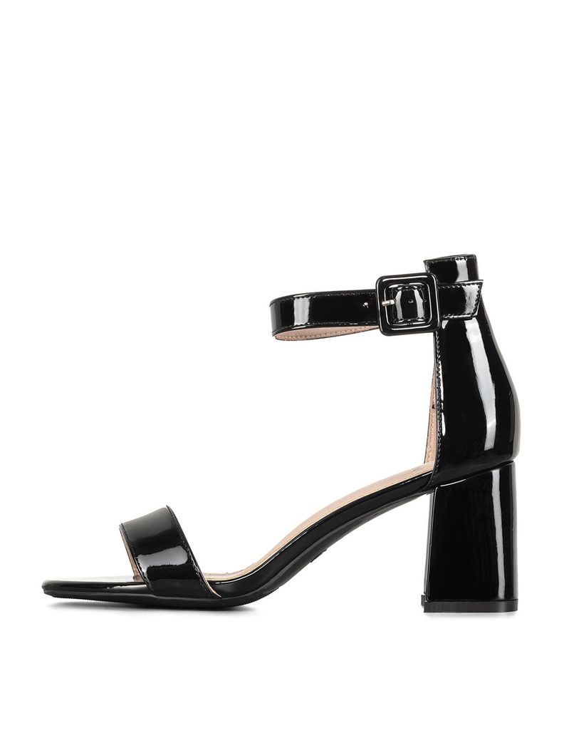 Sandalia Taco Alto Mujer Charol Fiesta Elegante Weide GHE19B-1