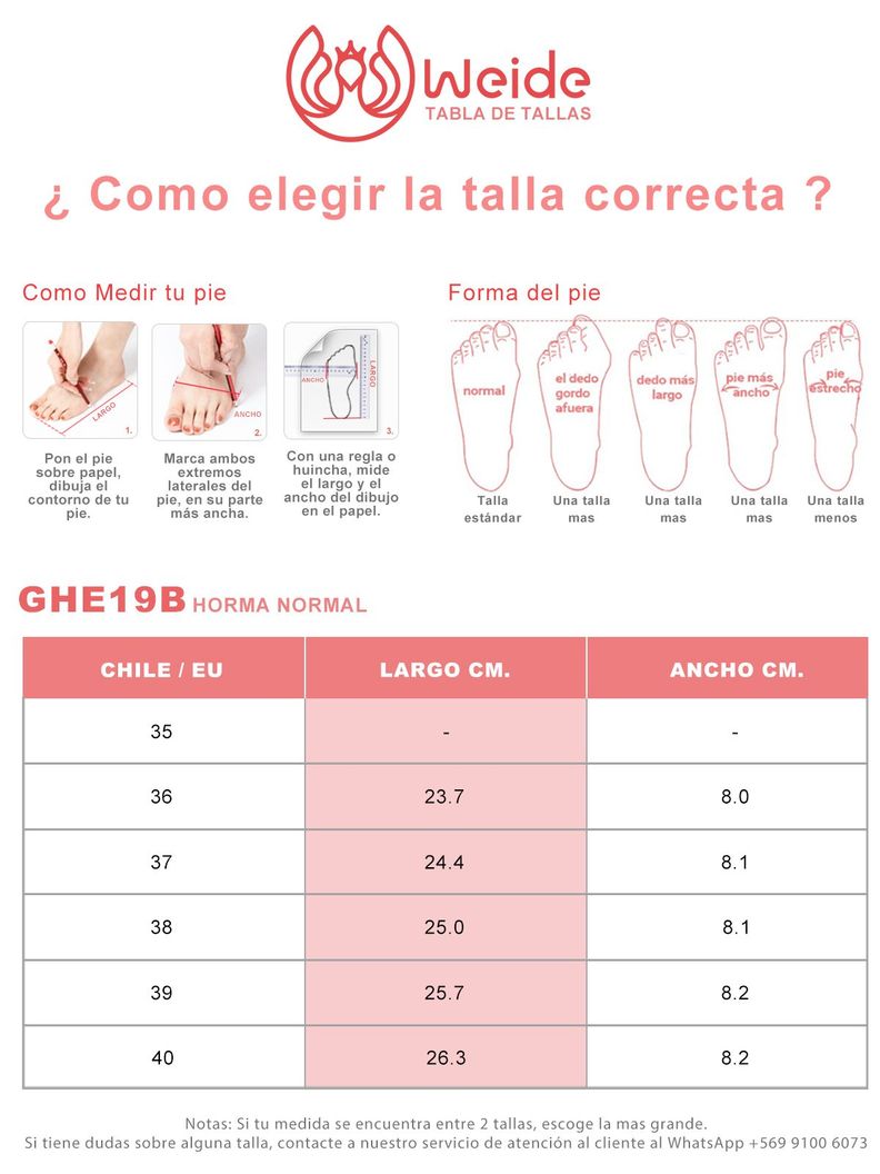 Sandalia Taco Alto Mujer Charol Fiesta Elegante Weide GHE19B-3