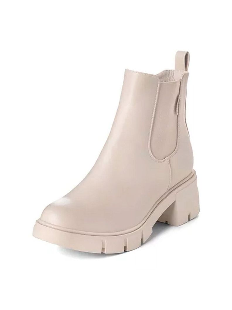 Botin Mujer Adriana Beige Weide-0