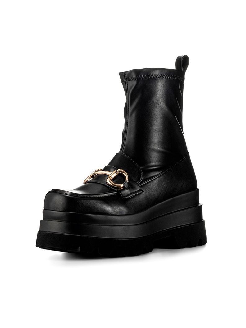 Botin Negro Casual Mujer Weide CZY578-0