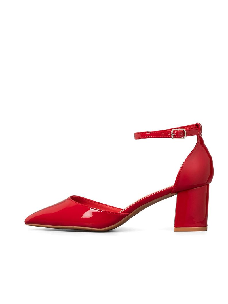 Zapato Taco Alto Burdeo Fiesta Mujer Weide GH63-1