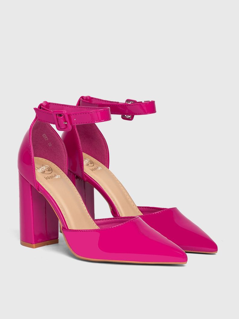 Zapato Taco Alto Durazno Fiesta Mujer Weide GH62-4