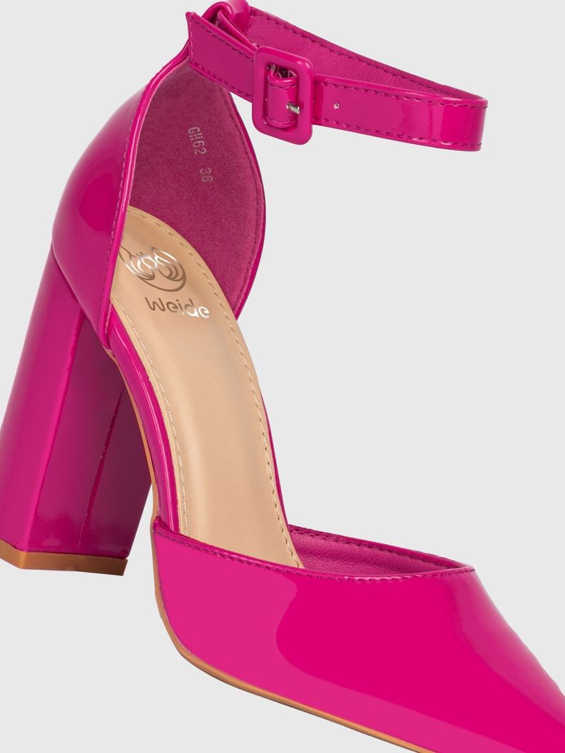 Zapato Taco Alto Durazno Fiesta Mujer Weide GH62-5