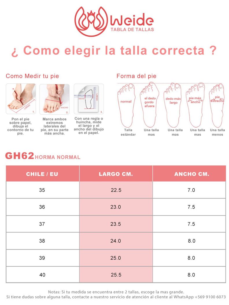 Zapato Taco Alto Durazno Fiesta Mujer Weide GH62-3