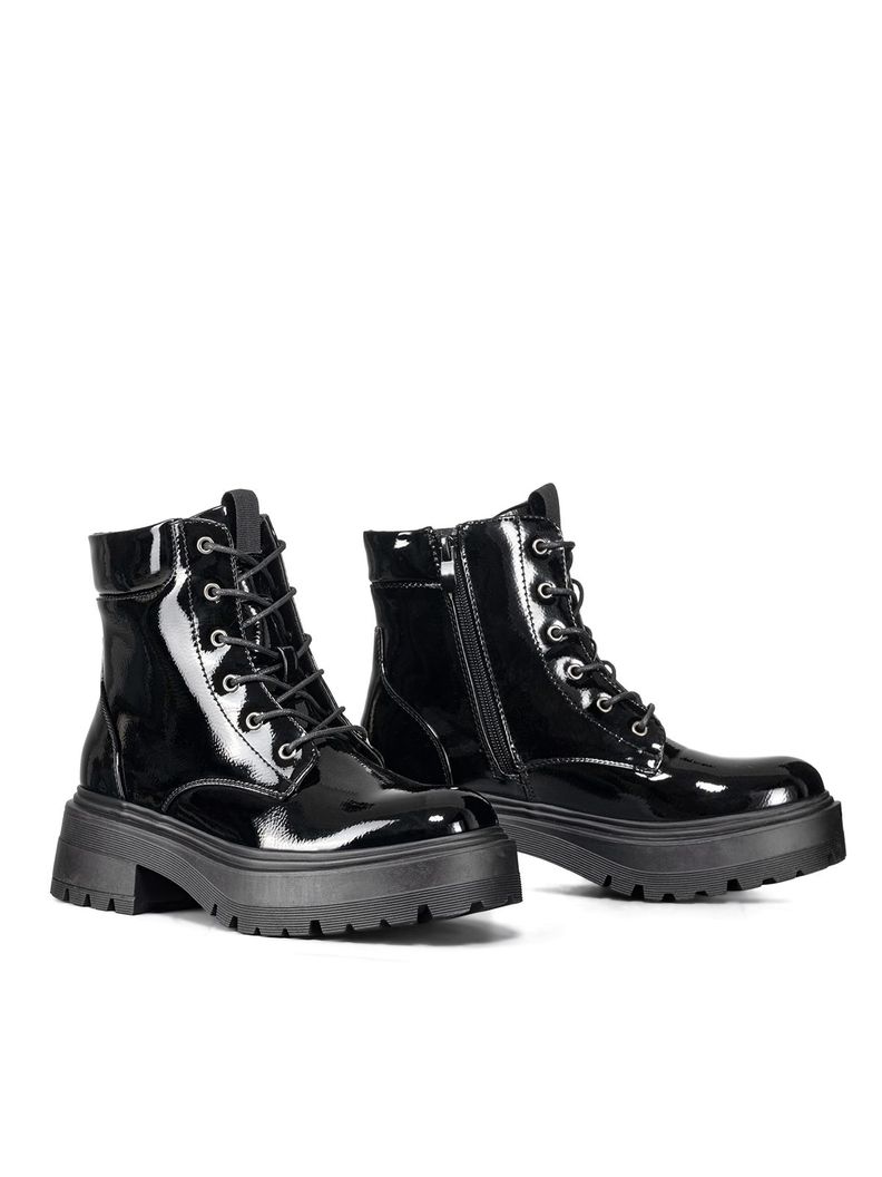 Botin Mujer Casual Charol Vintage Weide CZY607-2
