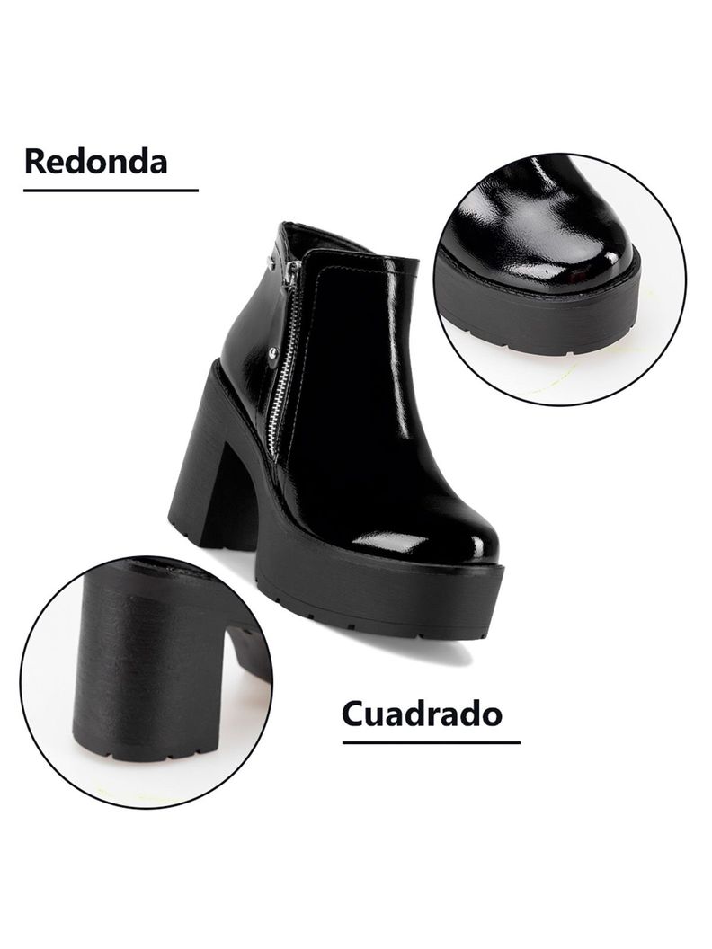 Botin Mujer Julia Negro Weide-6