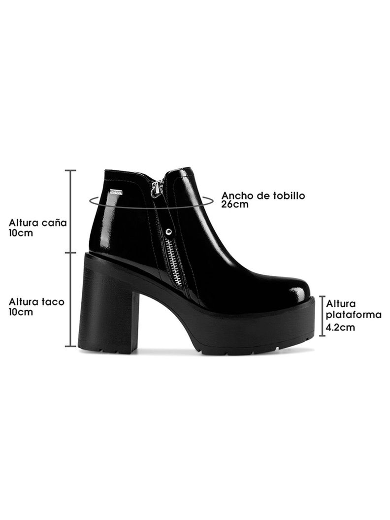 Botin Mujer Julia Negro Weide-5