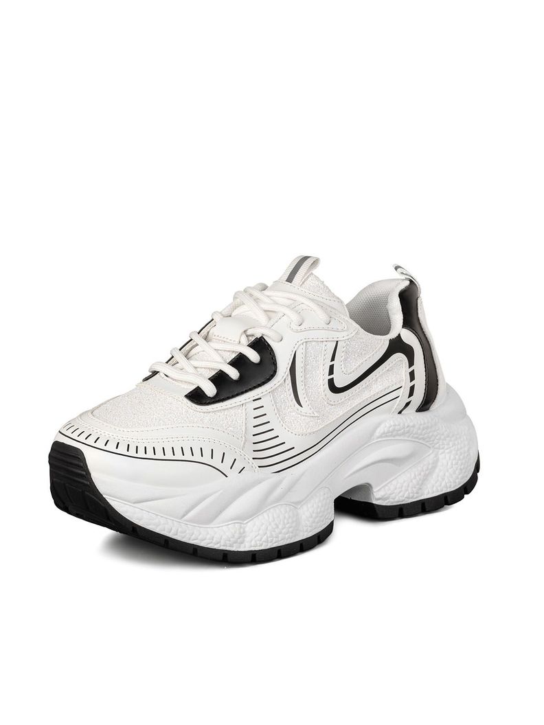 Zapatilla Deportiva Mujer Comfort Glitter Weide TFA208-0