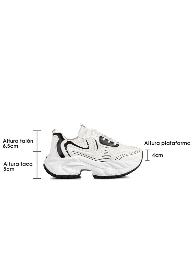 Zapatilla Deportiva Mujer Comfort Glitter Weide TFA208-4